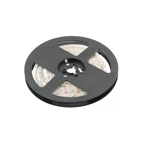 LED TRAKA  2835. 600 LEDs/m. 3200K. 78W. 1900 lm/m. 24VDC. IP20. 8 mm.  5 m