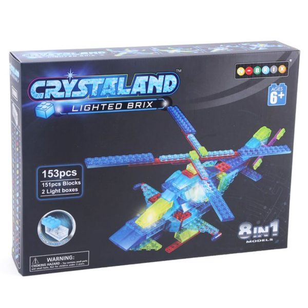 Crystal kocke Helikopter 8u1